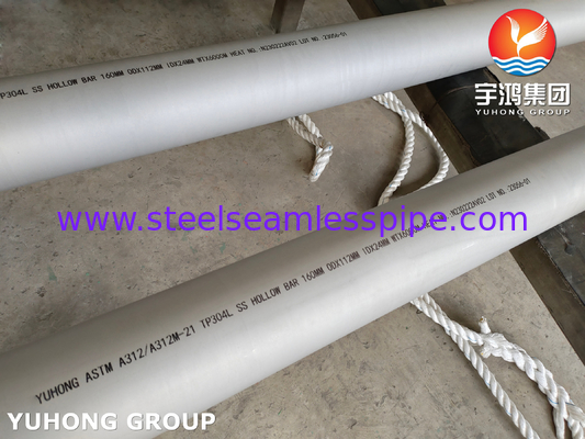 ASTM A312/A312M-21 TP304L SS HOLLOW BAR/ SMLS PIPE WITH THICK WALL