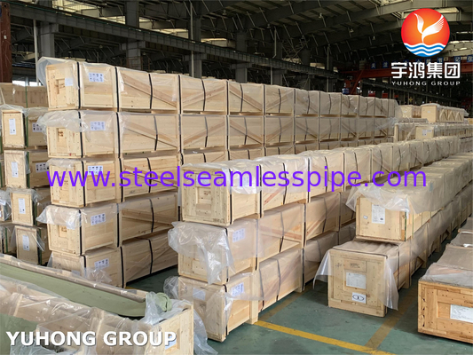 Heat Exchanger Tube ASTM B111 UNS C44300 Copper Alloy Seamless Tube Admiralty Brass Tube