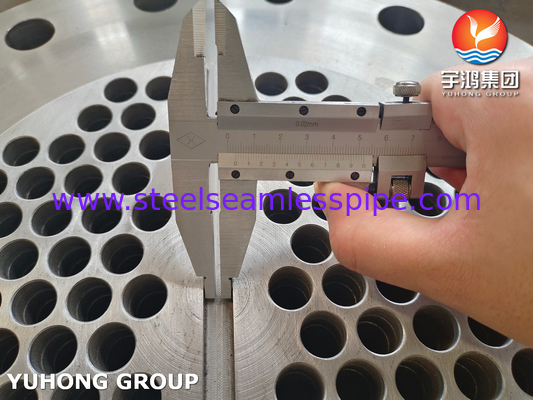 ASTM A516 GR.70N Carbon Steel Forged Tubesheet Pressure Vessel Tube Plate