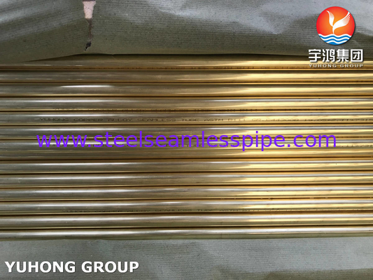 ASTM B111 C44300 Copper Alloy Steel Seamless Tube Heat Exchanger Tube