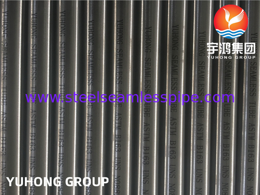 ASME SB163 UNS N08825 Nickel Alloy Steel Seamless Tube For Heat Exchanger