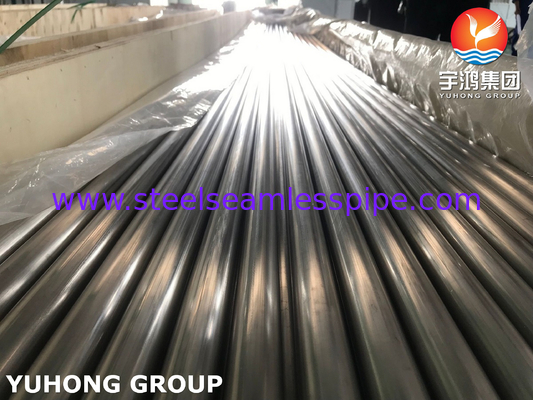 ASTM A249 / ASME SA249 TP321 Welded Tube Bright Annealed Surface For Condencer