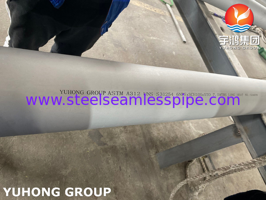 ASTM A312 UNS S31254 Seamless Duplex Stainless Steel Pipes