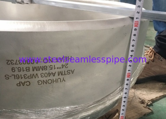 ASTM A403 WP316L-S STAINLESS STEEL BUTT WELD FITTINGS ASME B16.9 END CAP