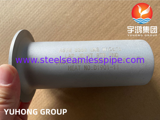 Lap Joint Stub End Hastelloy B3 Nickel Alloy Buttweld Fitting ASTM B366 UNS N10675