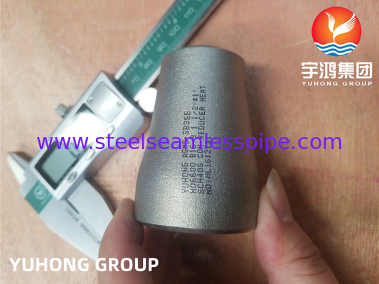 ASTM B366 Inconel 600 / UNS N06600 Concentric Reducer Nickel Alloy Buttweld Fitting