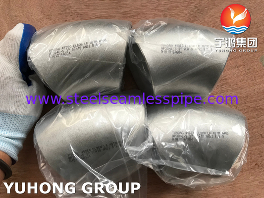 ASTM A403 WP304L Elbow Stainless Steel Buttweld Fitting ASME B 16.9