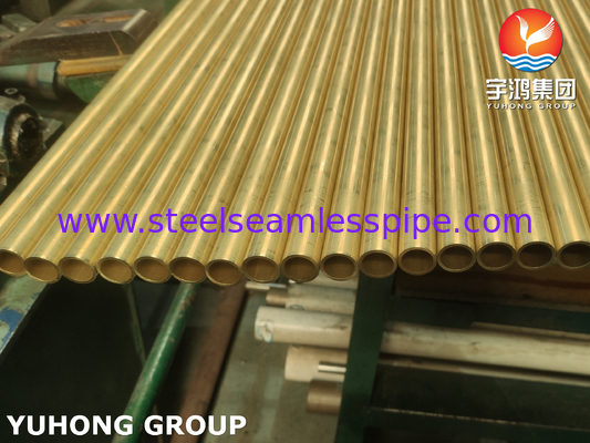 ASME SB111 C68700 Aluminum Brass Steel Seamless Tube for Marine and Land Power Station