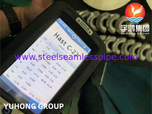 ASTM B366 N06022 Hastelloy C22 180 Degree Elbow Alloy Steel Fittings B16.9