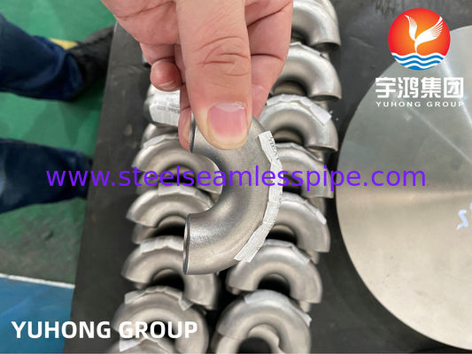 ASTM B366 N06022 Hastelloy C22 180 Degree Elbow Alloy Steel Fittings B16.9