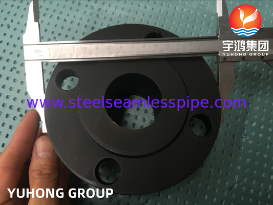 Customized ASTM A105 / A105N Carbon Steel Black Painted Flange PT UT Available