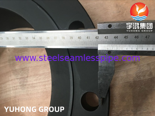 Customized ASTM A105 / A105N Carbon Steel Black Painted Flange PT UT Available