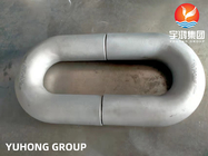 ASTM A815 WP32205 / 31803 / 32750 Duplex Stainless Steel U Bend Tube 180 DGE Fitting PMI /PT