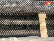 ASTM A213 T9 Alloy Steel Seamless Stud Fin Tube Customized Size
