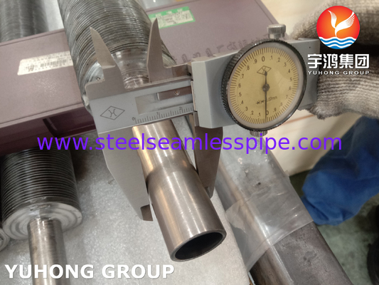 ASME SB163 Monel 400 (N04400) Nickel Alloy Tube Embedded G Type Embeded Fin Tube