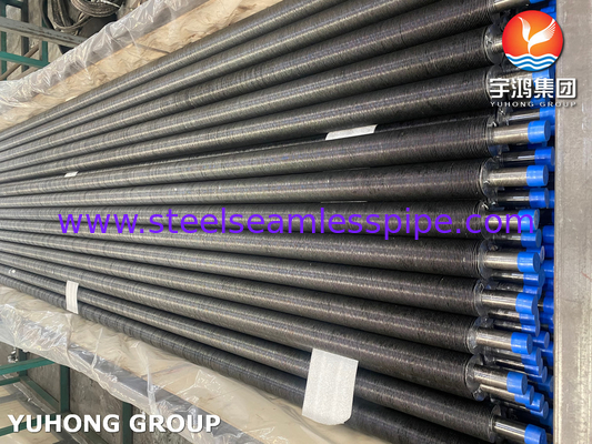 ASTM A210 A1 G Type Embedded Aluminum Fin Tubes , Heat Exchanger Finned Tube