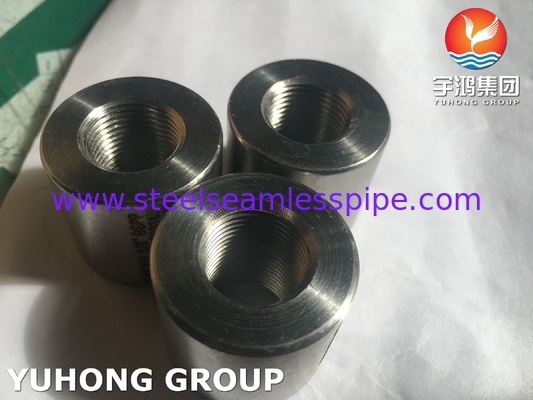 ASTM A182 F316L Stainless Steel Forged Pipe Fittings, BSPP Threaded Coupling 3000LBS