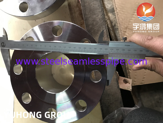 ASTM A182 F51 Duplex Steel Forged Weldneck Flange RF B16.5 For Oil And Gas