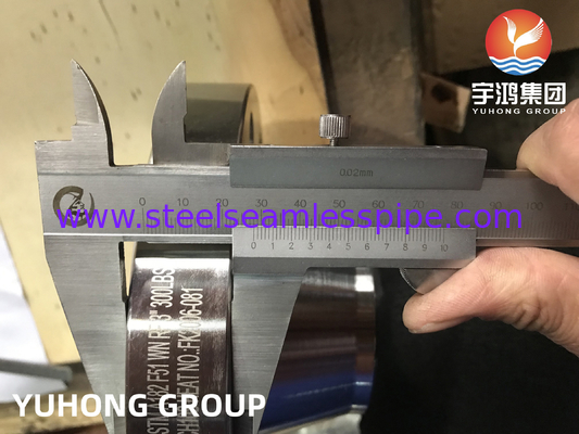 ASTM A182 F51 Duplex Steel Forged Weldneck Flange RF B16.5 For Oil And Gas