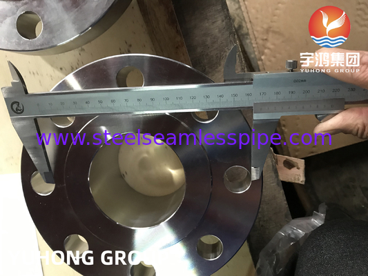 ASTM A182 F51 Duplex Steel Forged Weldneck Flange RF B16.5 For Oil And Gas