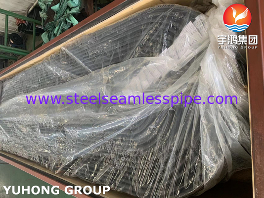 Seamless Carbon Steel U Bend Tube ASTM A179 Black Painting For Oil