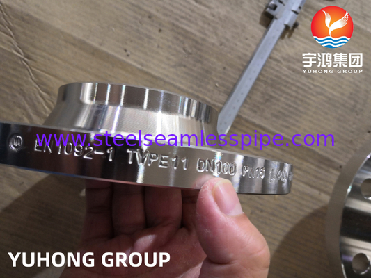 EN1092-1 Type11 1.4404 Forged Stainless Steel Weld Neck Raised Face Flange B16.5