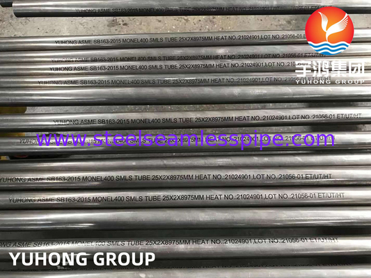 ASTM B163 UNS N04400 Nickel Alloy Steel Seamless Tube For Heat Exchanger