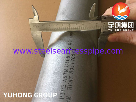 ASTM B165 UNS N04400 Nickel Alloy Steel Seamless Tube For Heat Exchanger