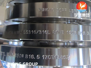 DIN2573, ASTM A182 F316 F316L Stainless Steel Forged Slip On Flat Face Flanges B16.5