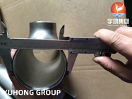 Super Duplex Forged Steel Fittings ASTM A815 UNS S32750 / S32760 Seamless Tee / Reducer Tee