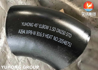 Carbon Steel Forged Steel Fittings ASTM A234 WPB-S LR 45 / 90 Degree Bend