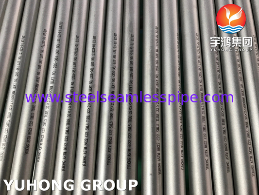 ASTM B622 UNS N06022 Nickel Alloy Steel Seamless Round Tube For Boiler