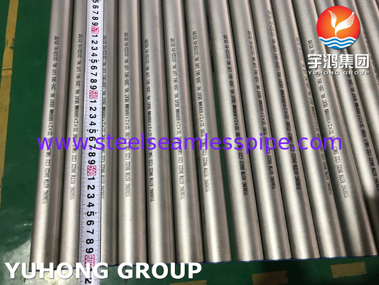 ASTM B622 UNS N06022 Nickel Alloy Steel Seamless Round Tube For Boiler