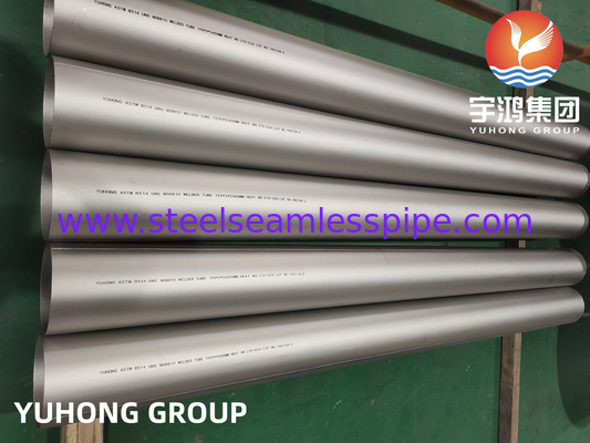 ASTM B514 UNS N08810 Nickel Alloy Steel Welded Round Tube For Boiler