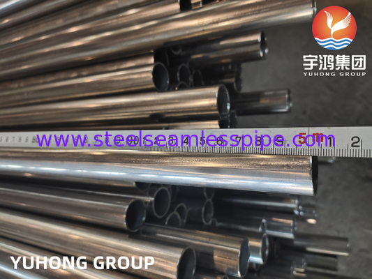 ASTM A249 / A249M Stainless Steel Welded Tube TP304L TP316L TP304 Bright Annealed  Welded Tube 38.1*1.2*3000mm