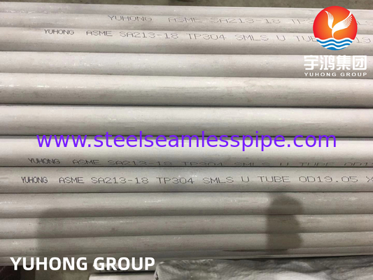 ASTM A213 TP304 Stainless Steel Seamless U Bend Tube For Heat Exchanger