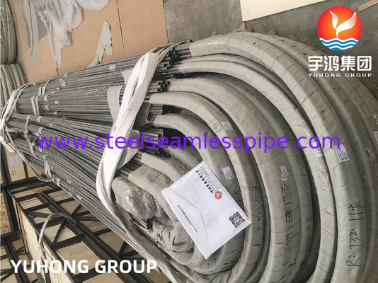 ASTM A249 TP316L Stainless Steel Welded U Bend Tube For Heat Exchanger