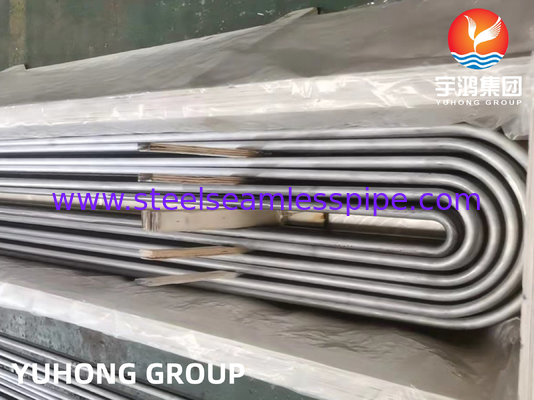 ASTM A268 TP444 Stainless Steel Seamless U Bend Tube For Heat Exchanger