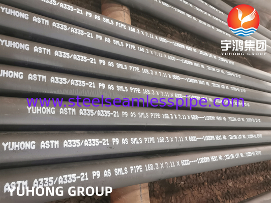 ASTM A335 Seamless P9 Ferritic Alloy Steel Boiler Pipe