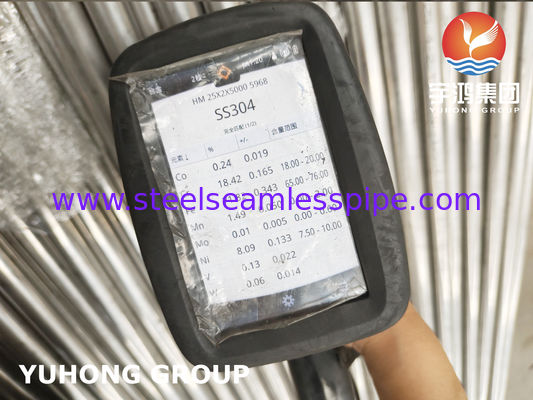 ASTM A213 TP304 Stainless Steel Seamless U Bend Tube with Bright Annealed Finish and Customized Bend Radius