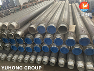 ASME SA312 TP347H Stainless Steel Seamless Pipe with 11Cr / 13Cr  Studded Tube , Pin Tube , Oil Furnace