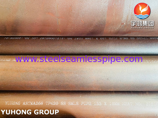 ASTM A268 TP420( UNS S42000) Seamless Tube , Boiler And Heat Exchanger Application