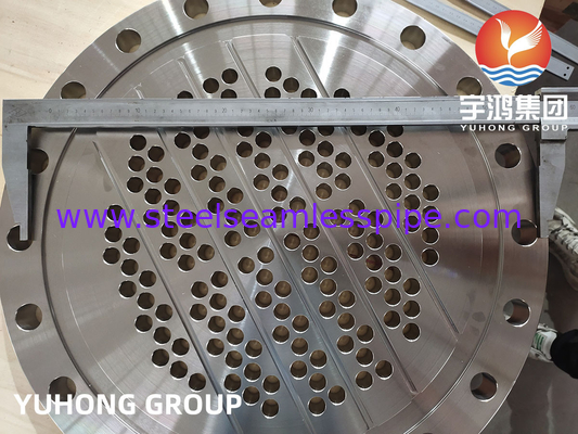 ASTM A182 / ASME SA182 F316L Stainless Steel Tubesheet Heat Exchanger Part