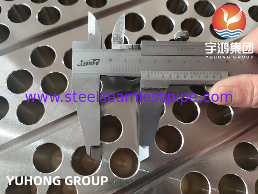 ASTM A182 / ASME SA182 F316L Stainless Steel Tubesheet Heat Exchanger Part