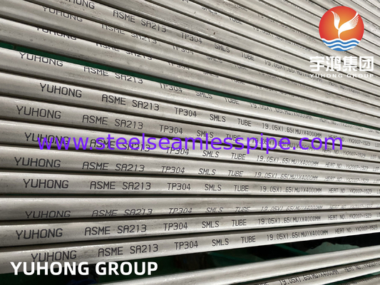 ASTM A213 TP304 Stainless Steel  Seamless Tube for Heat Exchanger Projects