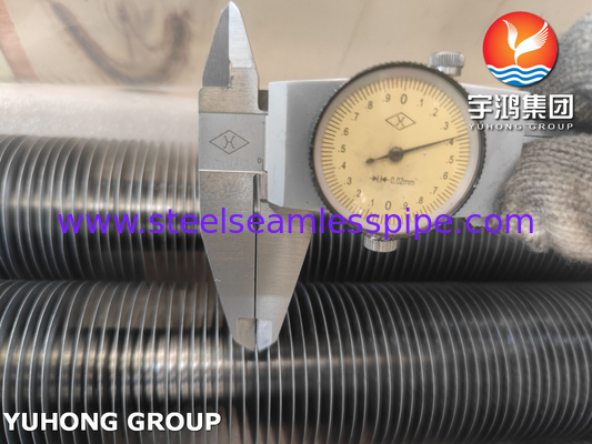 ASTM A179 Carbon Steel Seamless Wound L Type Finned Tube For Air Heater