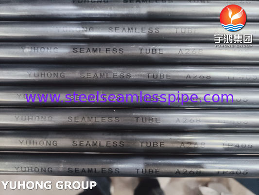 Stainless steel seamless tube  a268 405 tp409 tp410 tp430 tp439 Bright annealed  heat exchanger Heater  Application