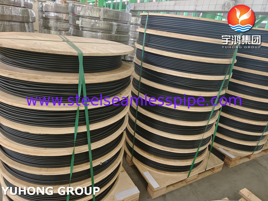 Multicore Tubing Single Sheathed Core Stainless Steel Seamless Tube TP304 PVC