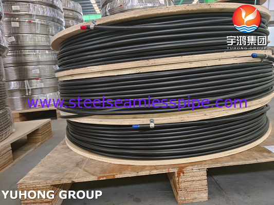 Multicore Tubing Single Sheathed Core Stainless Steel Seamless Tube TP304 PVC