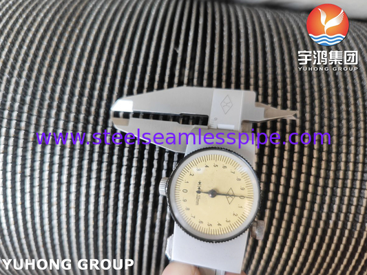 Stainless Steel Helical Serrated HFW Fin Tube A312 TP347 Base Pipe